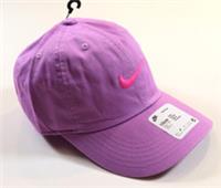 NIKE CLUB SWOOSH COTTON CAP HAT RUSH FUCHSIA FV5588-532 KIDS YOUTH GIRLS BOYS