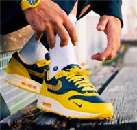 Nike Air Max 1 Prm Tokyo Midnight Navy Varsity Yellow Mens Womens Trainers