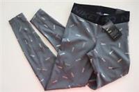 NIKE PRO METALLIC FOIL LOGO PRINT DRI FIT TRAINING TIGHTS CQ9291-068 WOMEN S - S Regular