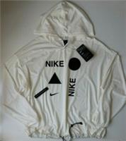 NIKE ICON CLASH LOGO TRAINING HOODIE LONG SLEEVE TOP - IVORY CJ5284-110 WOMEN S - S Regular