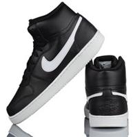 Nike Ebernon Mid Womens Trainers Black White Uk 4.5,5.5