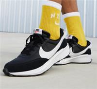 Nike Waffle Debut Black White Women's Trainers Shoes Size Uk 5.5 Eu 39