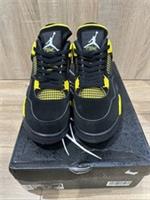 Nike Air Jordan 4 Retro Yellow Thunder UK8.5 Slight Box Damage