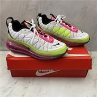 Womens Nike Air Max 720 MX-720-818 White, Pink & Green Trainers - UK Size 4