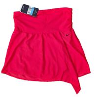 NIKE Dance Skirt Medium( 10-12) Red Stretch Dri Fit Fitness Vintage Y2K NEW - M Regular
