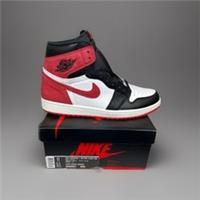 Nike Air Jordan 1 High "Track Red" Sz: UK 10, EU 45, US 11, 555088-112