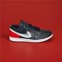 Nike Air Jordan 1 Low "Brushstroke Swoosh" Sz UK 14, EU 49.5, US 15, DA4659-001