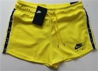 NIKE AIR SPORTSWEAR SMOOTH KNIT WOVEN TAPE CLASSIC SHORTS CJ3134-731 WOMEN S - S Regular