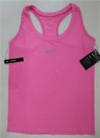 NIKE DRI FIT INFINITE MESH KNIT RUNNING TANK TOP - PINK GLOW CU3125-607 WOMEN S - S Regular