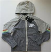 NIKE SPORTSWEAR HERITAGE FULL ZIP JUMPER HOODIE CU8293-091 - KIDS GIRLS M