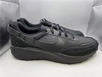 Nike Waffle Debut Men's Trainers UK 12 EU 47.5 All Black Brand New Shoes