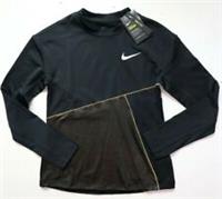 NIKE PRO WARM TRAINING LONG SLEEVE TOP - BLACK CU8446-010 KIDS GIRLS S M L XL