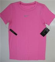 NIKE DRI FIT INFINITE MESH KNIT LIGHT RUNNING TOP - PINK GLOW CU3120-607 WOMEN S - S Regular