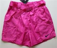NIKE SPORTSWEAR WOVEN TWILL SWOOSH LOOSE FIT SHORTS FUCHSIA CJ3807-623 WOMEN M - M Regular