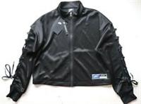 NIKE SPORTSWEAR AF1 AIR FORCE 1 LACING TRACK JACKET BLACK CU6789-010 WOMEN S - S Regular