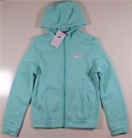 NIKE SPORTSWEAR FLEECE FULL ZIP HOODIE JACKET 939639-307 KIDS GIRLS M L