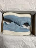 Size UK 5 - Nike Air Force 1 '07 White Teal Blue Grey Unisex Trainers - RRP £110