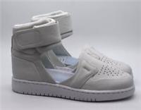 NIKE AIR JORDAN 1 LOVER XX RE-IMAGINED LEATHER SANDALS - AO1528-100 - WOMEN UK3