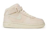 Nike Stussy Air Force 1 Mid Fossil Kids Trainers Size UK 1.5 US 2