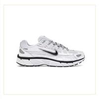 Nike P-6000 White Metallic Silver Black