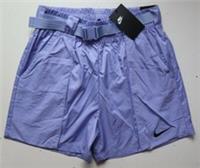 NIKE SPORTSWEAR WOVEN SWOOSH LOOSE FIT SHORTS LIGHT THISTLE DD2095-569 WOMEN M - M Regular