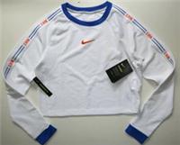 NIKE POWER RUN HYPER FEMME RUNNING LONG SLEEVE CROP TOP AT0970-100 WOMEN XS M - XS Regular