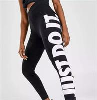 NIKE SPORTSWEAR LEG-A-SEE JUST DO IT JDI LEGGINGS - BLACK CN6890-010 WOMEN XS S - S Regular