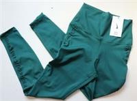 NIKE YOGA TRAINING HIGH RISE RIBBED DRI FIT TIGHTS - TEAL CU6286-300 WOMEN S - S Regular