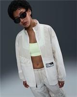 Size Medium - Nike Sportswear Women's Woven Jacket Oversized White Sail RRP £100 - M Regular