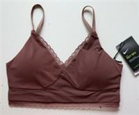 NIKE INDY LUXE LIGHT SUPPORT LACE TRIM TRAINING BRA - MAUVE CV3654-298 - WOMEN S - S Regular