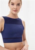 NIKE DRI FIT SEAMLESS KNIT TRAINING GYM TANK CROP TOP - BLUE 898063-414 WOMEN L - L Regular