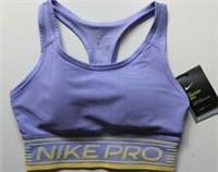 NIKE PRO SWOOSH LOGO MEDIUM SUPPORT SPORTS GYM TRAINING BRA CJ0711-569 WOMEN S - S Regular