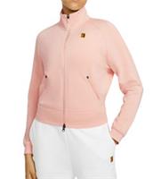 NIKE COURT TENNIS DRI FIT STRETCH WARM UP FULL ZIP JACKET CV4701-800 - WOMEN M - M Regular