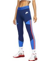 NIKE SPORTSWEAR UNIVERSITY TIGHT FIT LEGGINGS BLUE VOID BV2941-492 WOMEN L - L Regular