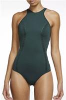 NIKE YOGA RIBBED JERSEY TIGHT FIT TRAINING BODYSUIT TOP CU6366-397 WOMEN S - S Regular