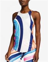 NIKE BREATHE RUNNING VIBRANT GRAPHIC DRI FIT VEST TANK TOP AT7853-121 WOMEN S - S Regular