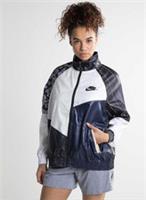 NIKE SPORTSWEAR WINDBREAKER WOVEN TRACK JACKET AR3025-010 WOMEN M - M Regular