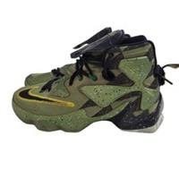 Nike Lebron XIII AS Trainers Green & Black Lace-Up Uk Men's Size 6.5 AB731