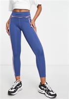 NIKE PRO MID RISE DRI FIT TRAINING GYM TIGHTS MIDNIGHT NAVY DQ6300-434 WOMEN XS - XS Regular