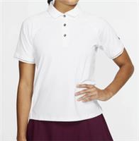NIKE COURT TENNIS CLASSIC SHORT SLEEVE POLO TOP - WHITE BV1057-100 WOMEN S - S Regular