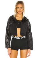 NIKE SPORTSWEAR CITY READY TECH CROPPED HOODED JACKET - BLACK CJ4008-010 WOMEN L - S Regular