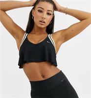 NIKE INDY MESH JERSEY GLAM SPORTS GYM TRAINING BRA - BLACK BV4897-010 - WOMEN S - S Regular