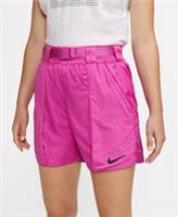 NIKE SPORTSWEAR WOVEN SWOOSH SHORTS - ACTIVE FUCHSIA CJ3807-623 - WOMEN M - M Regular