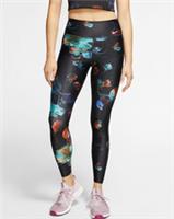 NIKE POWER FLORAL PRINTED DRI FIT TRAINING GYM TIGHTS - BLACK BV5723-487 WOMEN S - S Regular