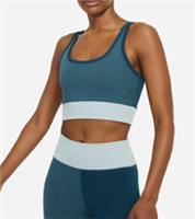 NIKE LUXE DRI FIT RIBBED KNIT TRAINING GYM CROP TANK TOP - DA0873-393 WOMEN S - S Regular