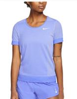 NIKE DRI FIT INFINITE MESH KNIT RUNNING SHORT SLEEVE TOP BV3913-500 WOMEN L - L Regular