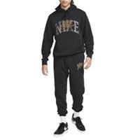 Nike Mens Tracksuit Club Fleece Pullover Hoodie Cuffed Jogger Sportswear Black - M Regular