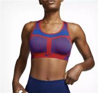 NIKE FE/NOM FLYKNIT HIGH SUPPORT SPORTS TRAINING BRA - RED AJ4047-688 WOMEN XS - XS Regular