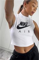 NIKE AIR SPORTSWEAR LOGO SLEEVELESS DRI FIT CROP TANK TOP CJ3782-100 - WOMEN XS - XS Regular