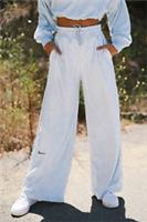 NIKE CITY READY DISTRESSED FLEECE WIDE LEG TRAINING PANTS CJ4149-440 WOMEN S - S Regular